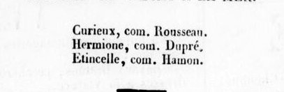 Extrait du journal de La Réunion : navires de l'État à la mer, dont l'Étincelle, commandant Hamon
